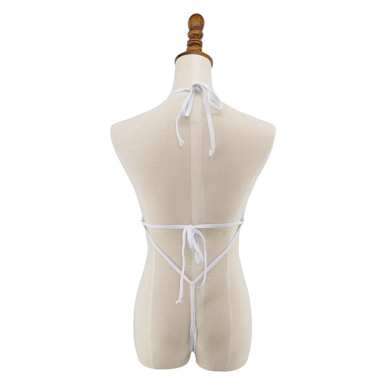SHERRYLO See Through One Piece Swimsuit High Cut Micro Monokini Bikini Mini Mesh Transparent Bathing Suit - Image 4